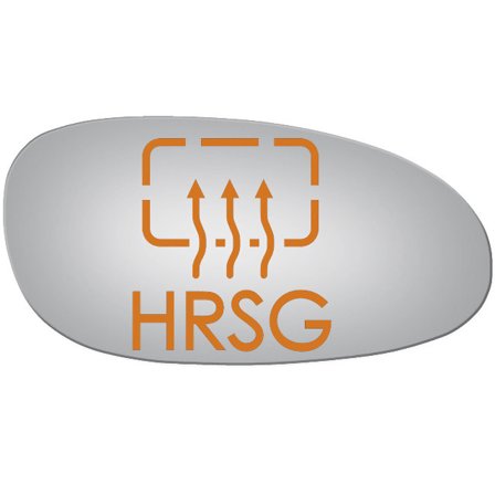 Burco 3241HRSG Passenger Side Replacement Heated Mirror Glass with Backing Plate Compatible with 1997-2005 Buick Century