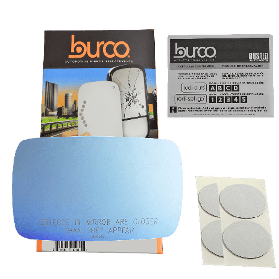 Burco 3586 Convex Passenger Side Power Replacement Mirror Glass For BMW 318i, 318is, 320i, 325, 325e, 325es, 325i, 325is, 325iX, 328i, 328is, 525i, 530i, 535i, 540i, M3, M5