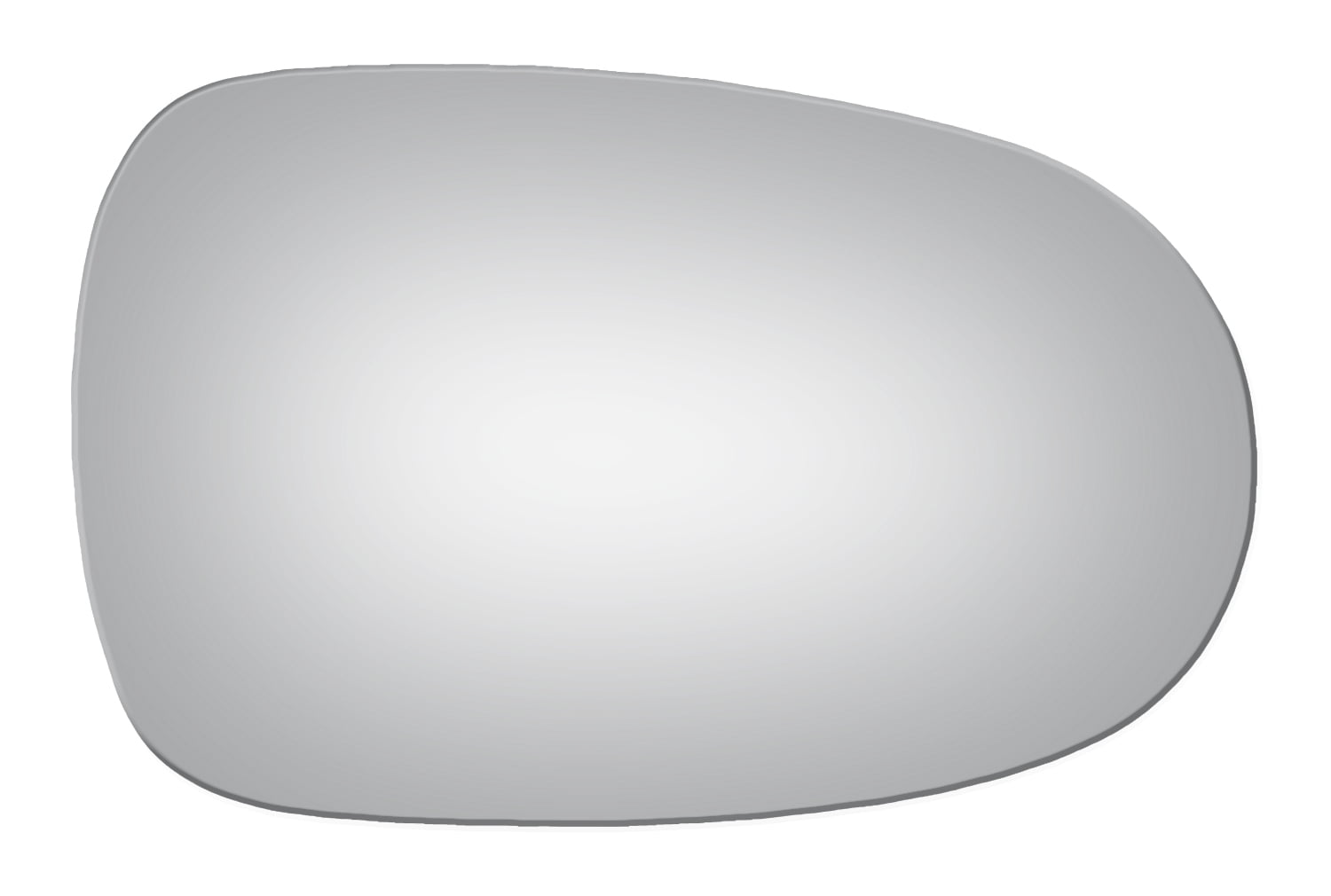 Burco 3717 Passenger Side Convex Replacement Mirror Glass for Nissan Sentra
