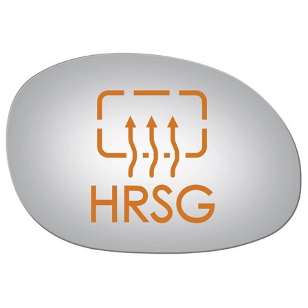 Burco 3784HRSG Passenger Side Convex Replacement Mirror Glass for Chrysler