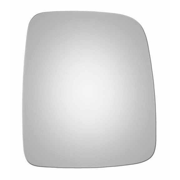 Burco 3785 Convex Passenger Side Replacement Mirror Glass for 2003-2006 Jeep TJ W/O Baking Plate