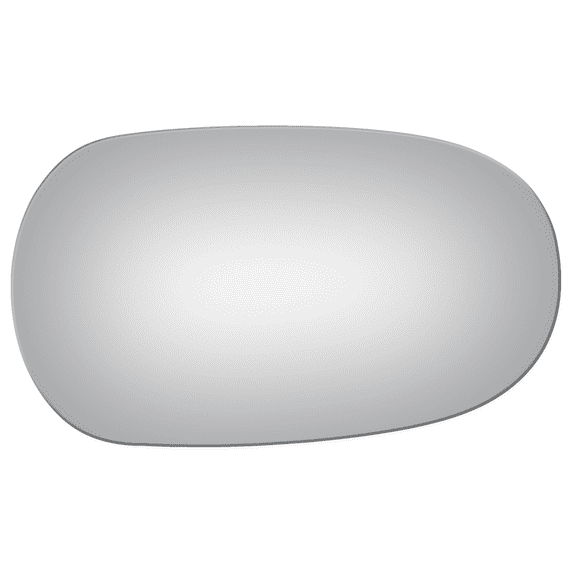 Burco 3786 Convex Passenger Side Replacement Mirror Glass for 2003-2008 Jaguar S-Type W/O Baking Plate