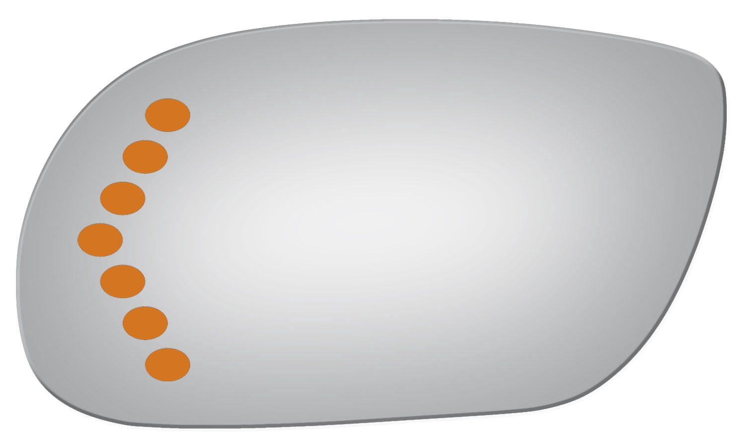 Burco 4003S Passenger Side Flat Replacement Mirror Glass for Buick Park Avenue