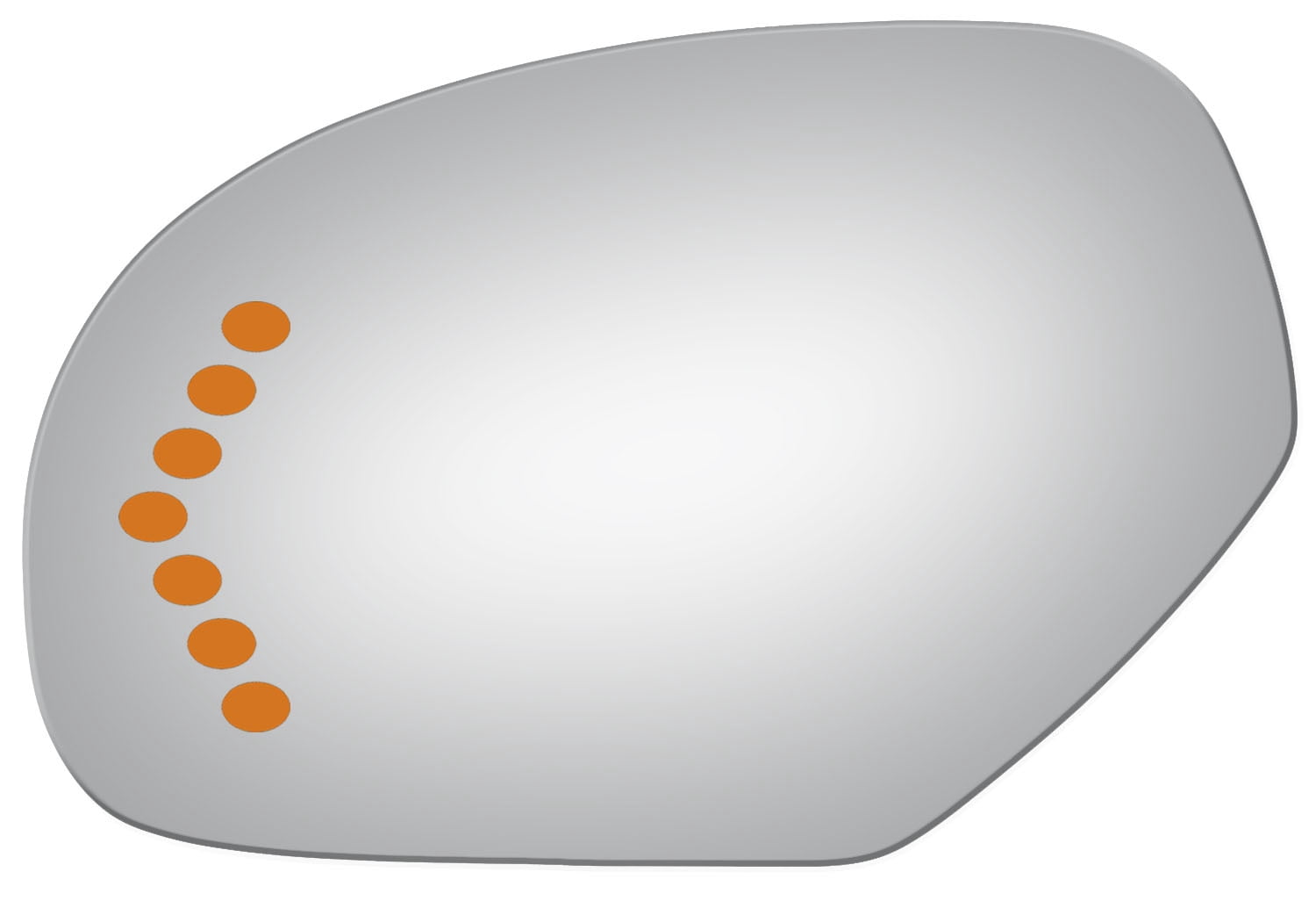 Burco 4110S Driver Side Flat Replacement Mirror Glass for Cadillac Escalade