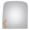 thumbnail image 1 of Burco 4114S Upper Flat Power Driver Side Replacement Mirror Glass for 06-15 Chevrolet Silverado 1500 W/O Baking Plate, 1 of 4