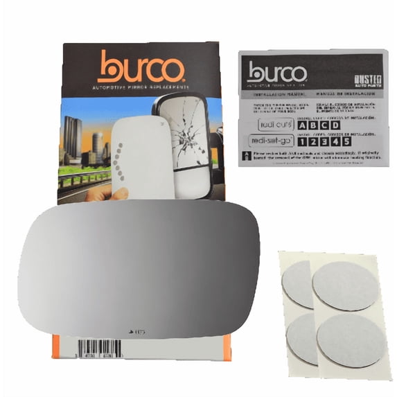 Burco 4173 Driver Side Flat Replacement Mirror Glass for Saab 9-2X