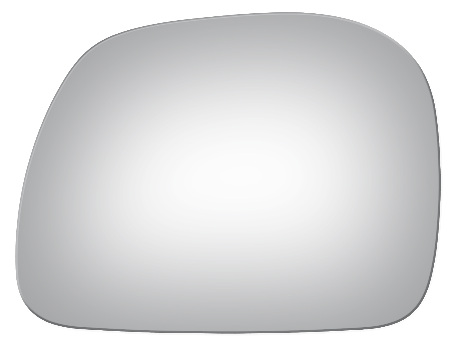 Burco 4206 Passenger Side Flat Replacement Mirror Glass for Ford
