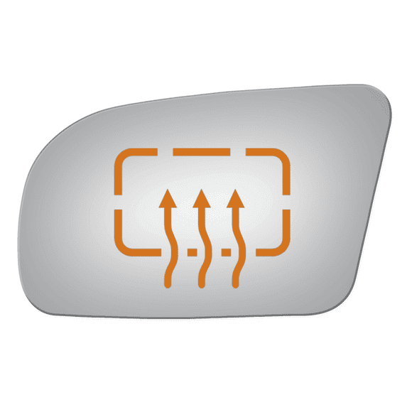 Burco 4276H Flat Driver Side Replacement Mirror Glass for 09-14 Nissan Maxima W/O Baking Plate