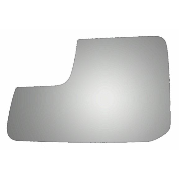 Burco 4452 Lower Flat Left Driver Side Replacement Power Door Mirror Glass for 11-14 Ford Edge W/O Baking Plate