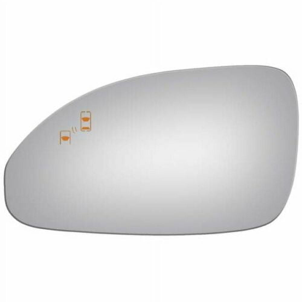 Burco-4494B Flat Driver Side Replacement Mirror Glass for 2013-2017 Buick Enclave W/O Baking Plate