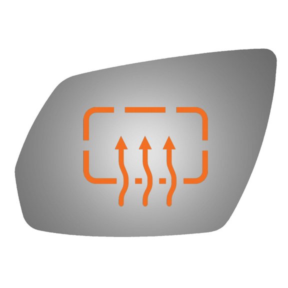 Burco 4605H Flat Driver Side Power Replacement Mirror Glass for 15-16 Hyundai Genesis W/O Baking Plate