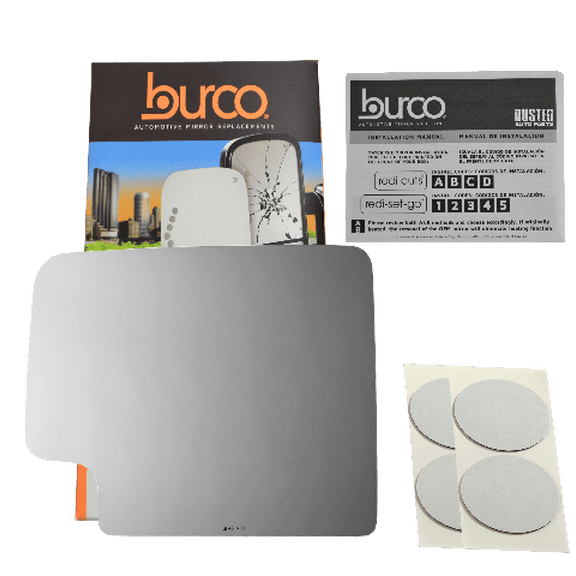 Burco 4814H Driver Side Replacement Mirror Glass Heated Compatible with Chevrolet Silverado 1500 2020-2021