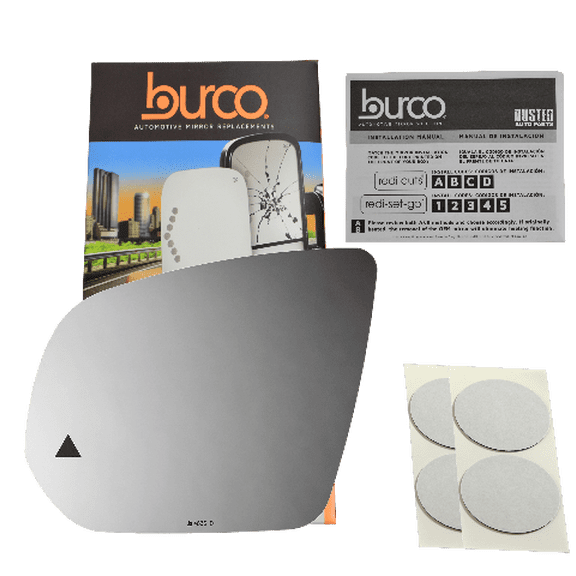 Burco 4836B Compatible with 20-22 Mercedes-Benz GLE/GLS Models Left Driver Side Mirror Glass with Blind Spot Detection