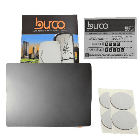 Burco 5609 Passenger Side Replacement Mirror Glass without Backing Plate Compatible with 2014-2022 Mini Cooper