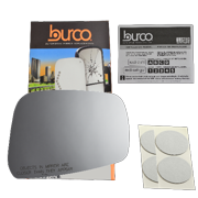 Burco 5126 Convex Passenger Side Replacement Mirror Glass Mount Not Included For 2005-2015 Nissan Xterra, 2005-2016 Nissan Frontier, 2009-2011 Suzuki Equator