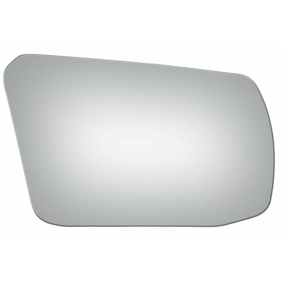 Burco- 5249 Convex Passenger Side Replacement Mirror Glass for 2007-2012 Nissan Altima W/O Baking Plate