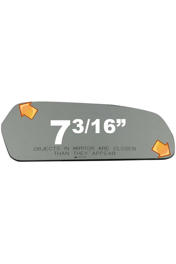 - 5279 Convex Passenger Side Replacement Mirror Glass for 2006-2010 Kia Optima W/O Baking Plate