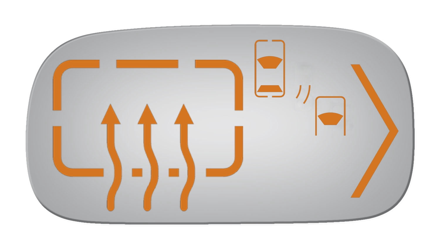 Burco 5362HSB Passenger Side Convex Replacement Mirror Glass for Buick Lucerne