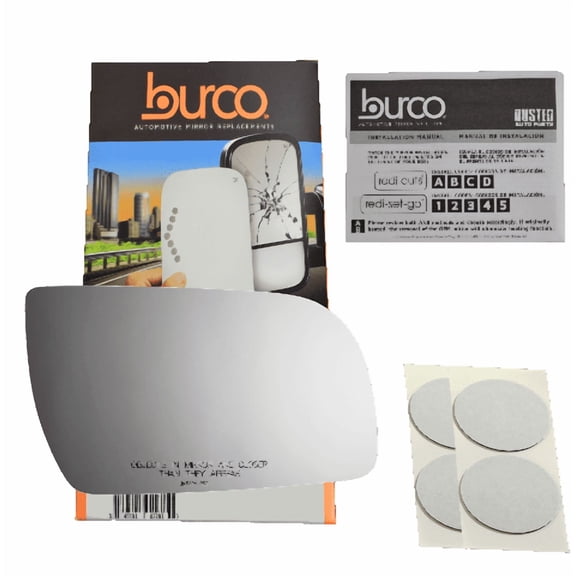 Burco 5394RSG Passenger Side Convex Replacement Mirror Glass for Chevy Astro