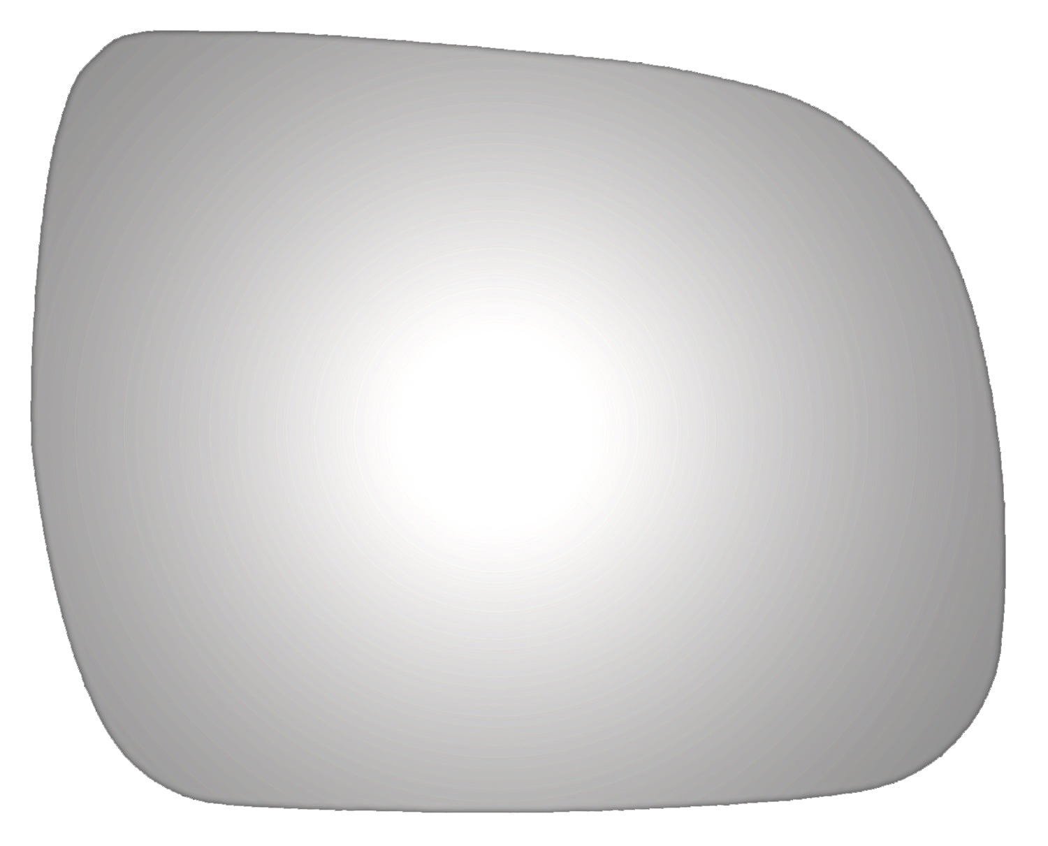 Burco 5433 Passenger Side Convex Replacement Mirror Glass for Toyota Highlander