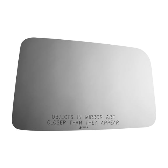 Burco- 5499 Convex Passenger Side Replacement Mirror Glass for 2007-2008 Ford Edge W/O Baking Plate