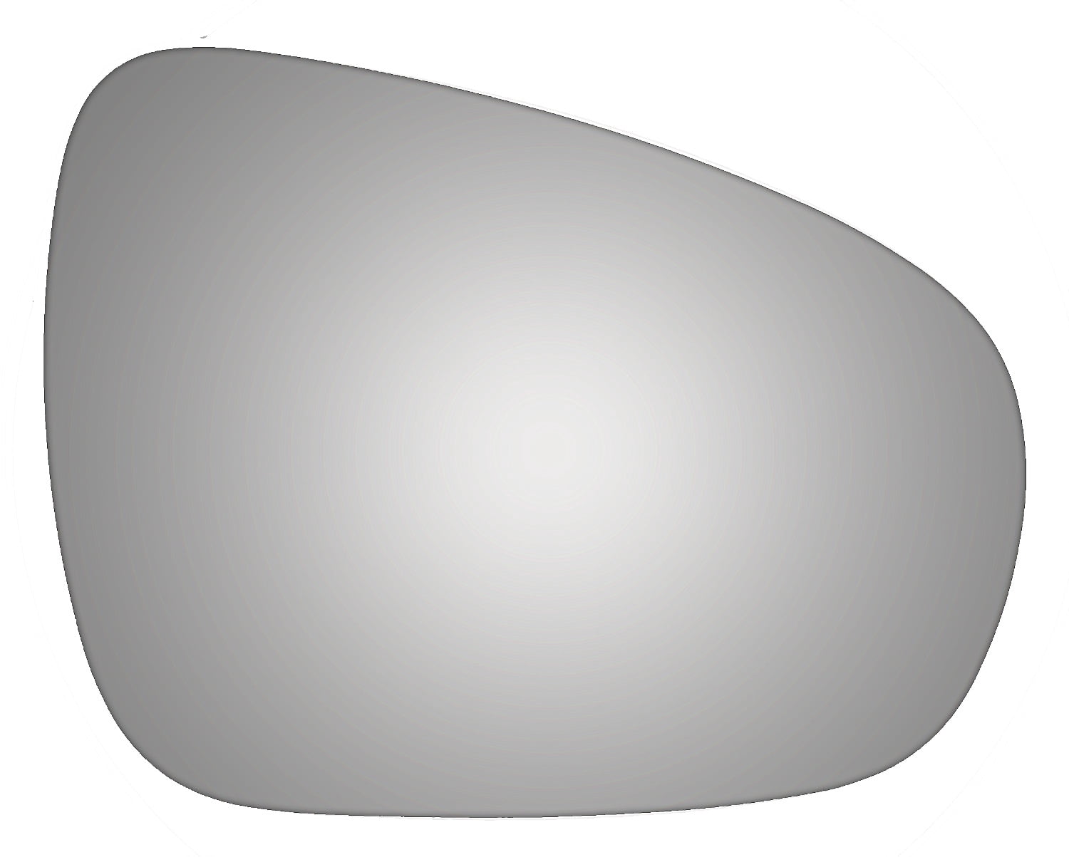 Burco 5517 Passenger Side Convex Replacement Mirror Glass for Lexus CT200H