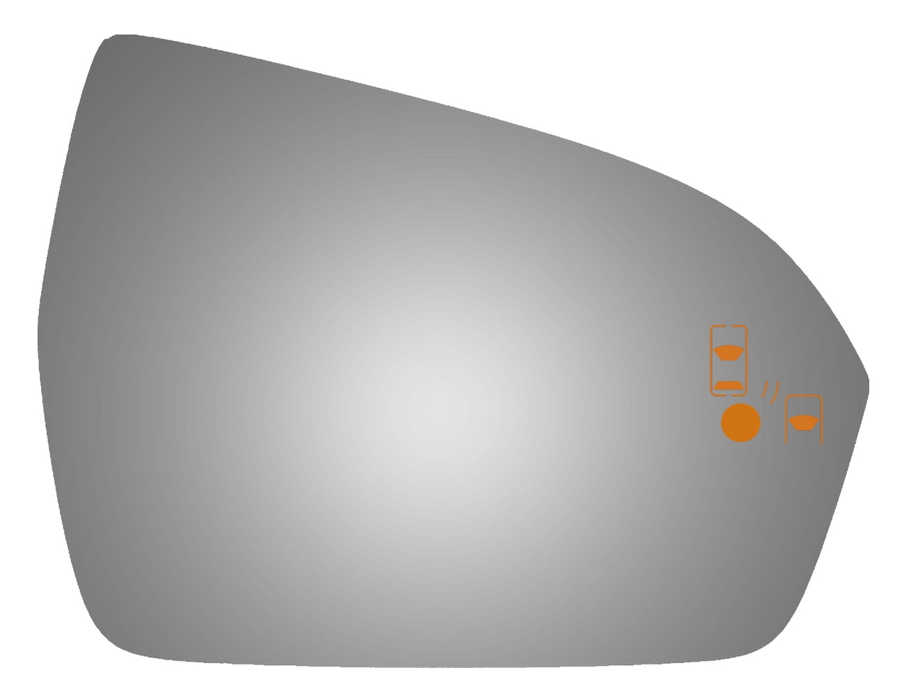 Burco 5669B RediCut Passenger Side Mirror Glass w/ Blind Spot for 15
