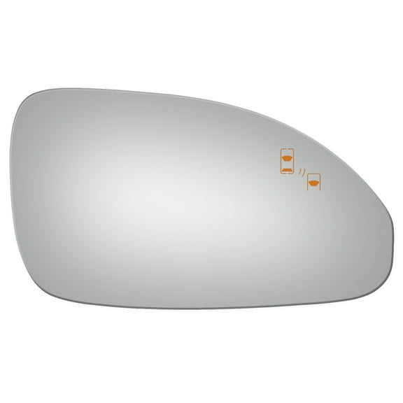 Burco 5683B Convex Passenger Side Power Replacement Mirror Glass for 13-16 Buick Enclave W/O Baking Plate