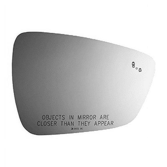 Burco 5832BC Convex Passenger Side Replacement Mirror Glass for Ford Escape 2020-2022 W/O Baking Plate