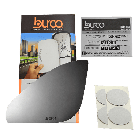 Burco 5931 Driver Side Replacement Spot Mirror Glass Compatible with 2020-2023 Ford Explorer and Police Interceptor Utility