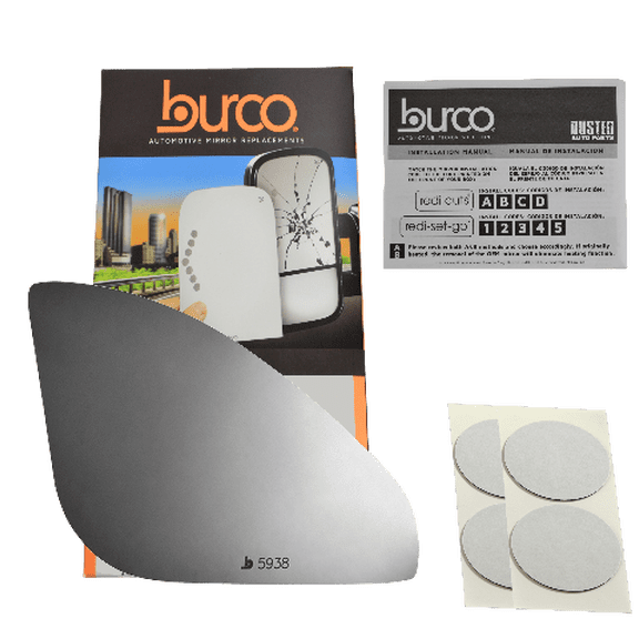 Burco 5938 Passenger Side Replacement Spot Mirror Glass Compatible with 2020-2023 Ford Explorer and Police Interceptor Utility