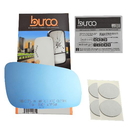 Burco 7113 Right Side Mirror Glass for Audi A4, A6, A8, S6, VW Cabrio, Golf