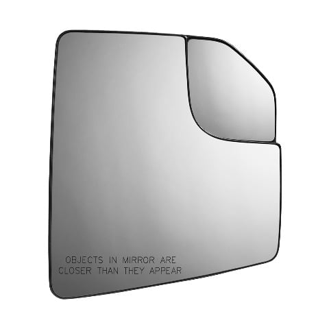 Burco 7171RSG Replacement Passenger Mirror Glass with Rear Mount, Upper and Lower Lens, Compatible with F150 2015-2020