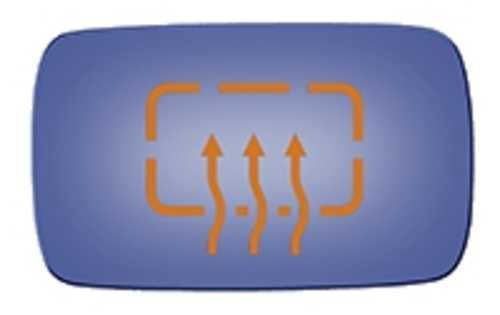 Burco Side View Mirror Replacement Glass - Blue Glass - 6133H