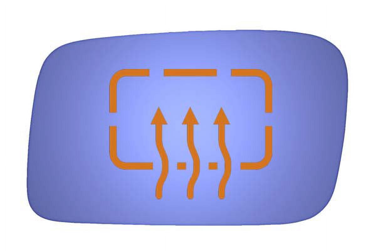 Burco Side View Mirror Replacement Glass - Blue Glass - 6142H