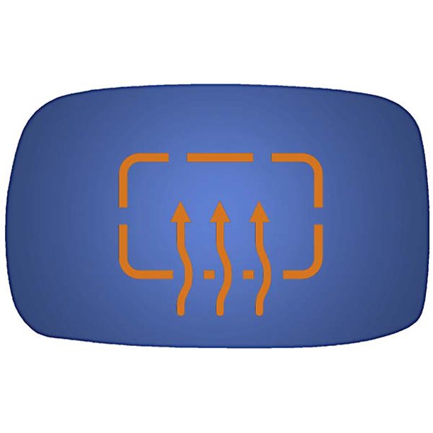 Burco Side View Mirror Replacement Glass Blue Glass 6152H