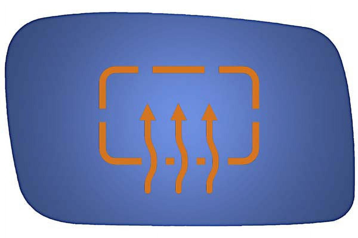 Burco Side View Mirror Replacement Glass - Blue Glass - 7142H