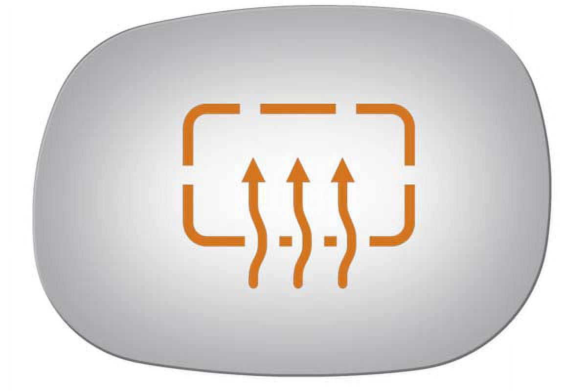 Burco Side View Mirror Replacement Glass - Clear Glass - 2713H
