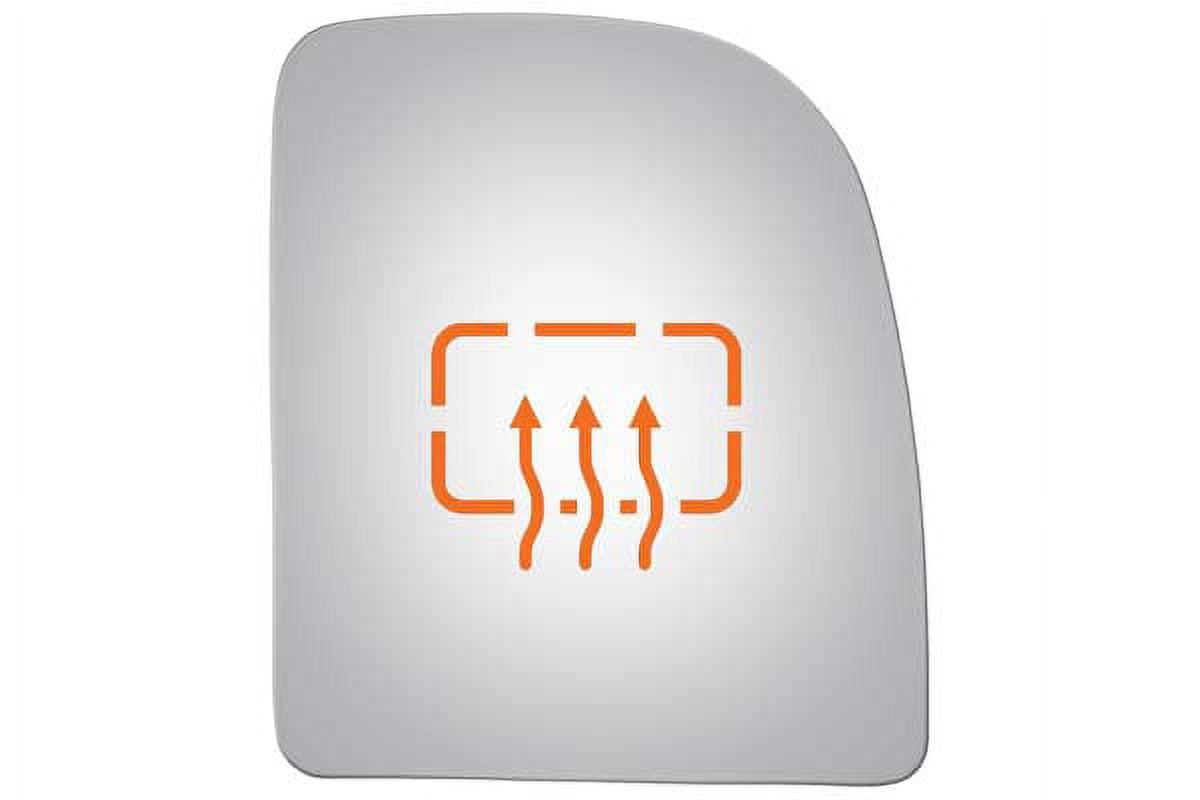 Burco Side View Mirror Replacement Glass - Clear Glass - 2730H