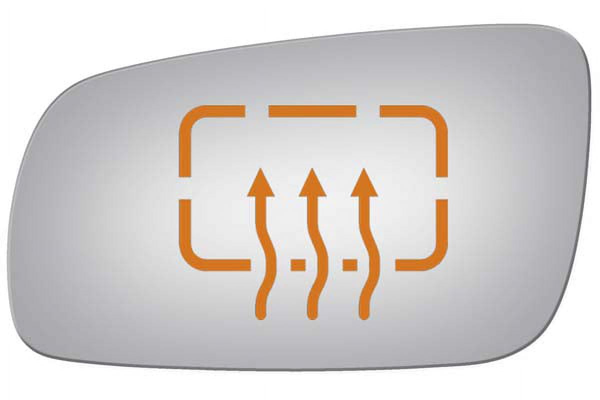 Burco Side View Mirror Replacement Glass - Clear Glass - 2831H