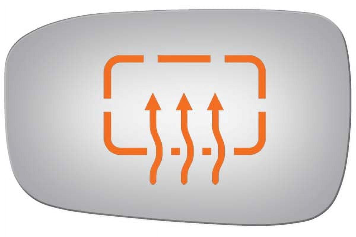 Burco Side View Mirror Replacement Glass - Clear Glass - 2959H