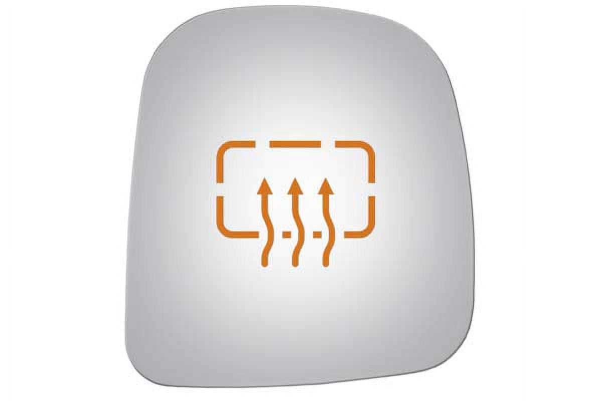 Burco Side View Mirror Replacement Glass - Clear Glass - 3236H