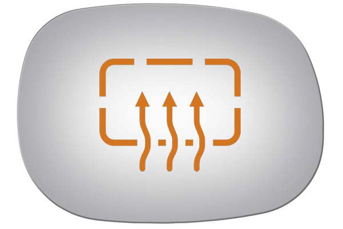 Burco Side View Mirror Replacement Glass - Clear Glass - 3239H