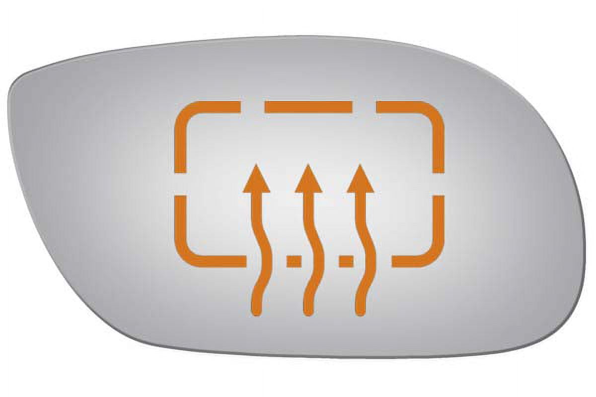 Burco Side View Mirror Replacement Glass - Clear Glass - 3249H