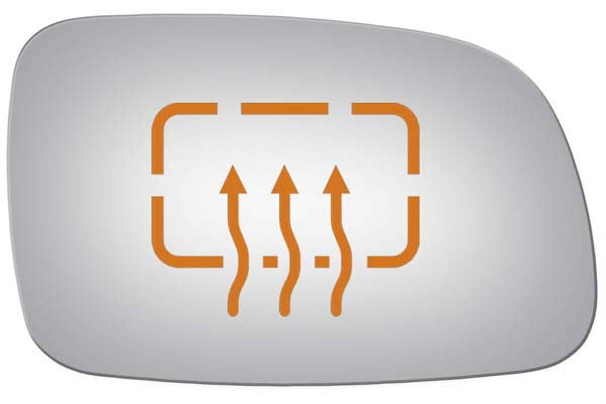Burco Side View Mirror Replacement Glass - Clear Glass - 3257H