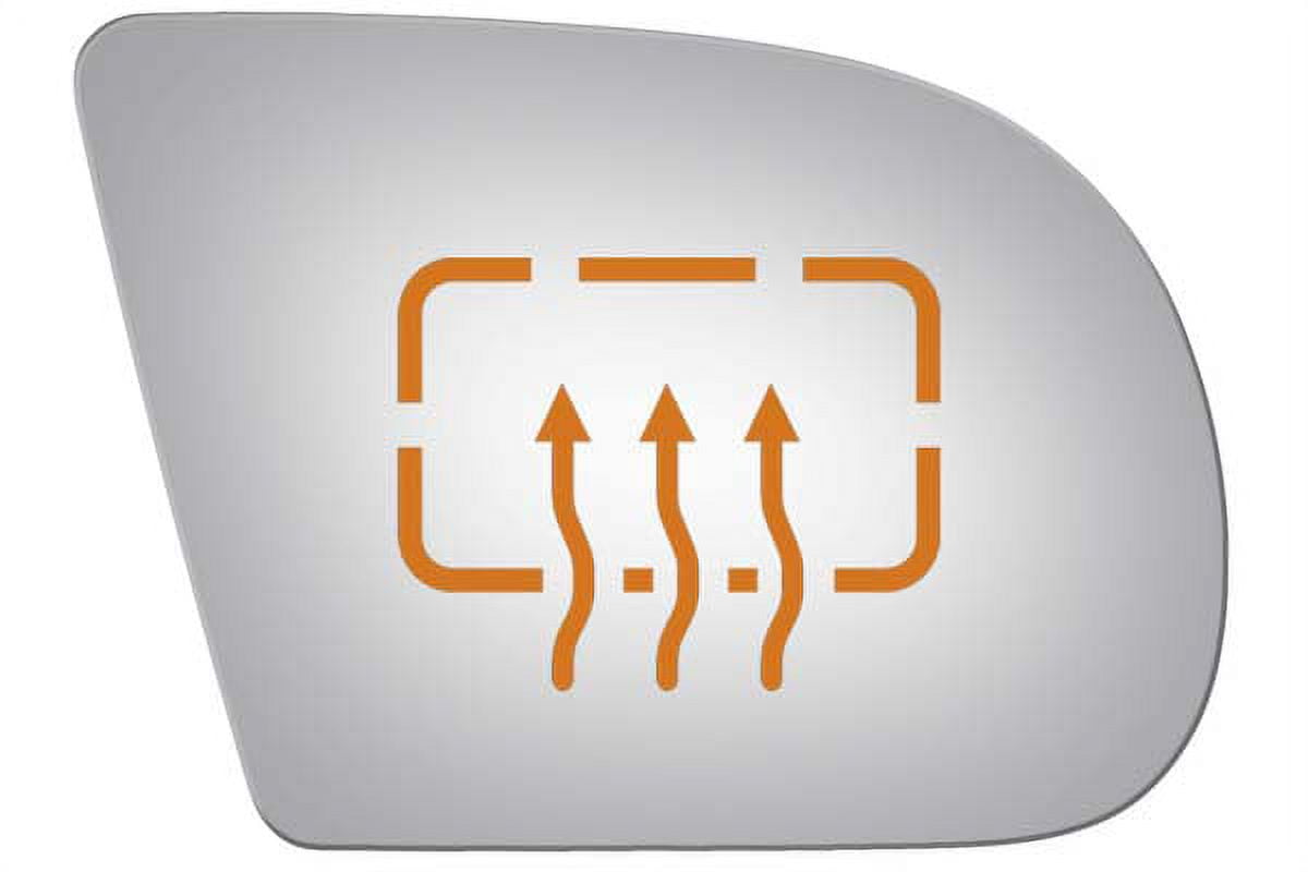 Burco Side View Mirror Replacement Glass - Clear Glass - 3258H