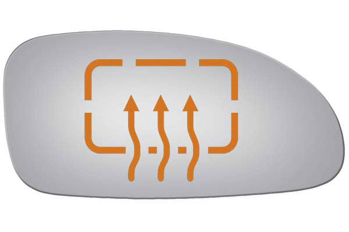 Burco Side View Mirror Replacement Glass - Clear Glass - 3266H