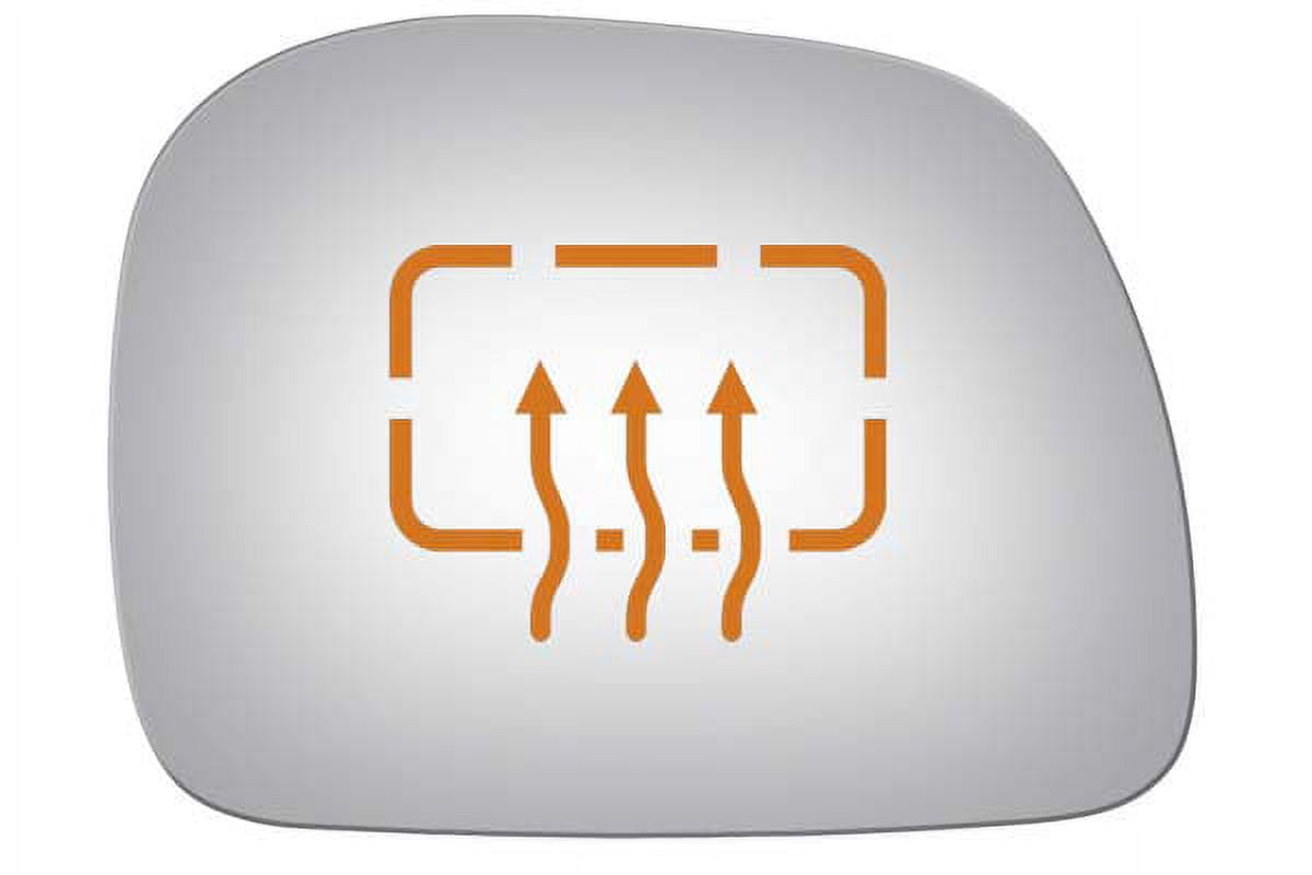 Burco Side View Mirror Replacement Glass - Clear Glass - 3269H