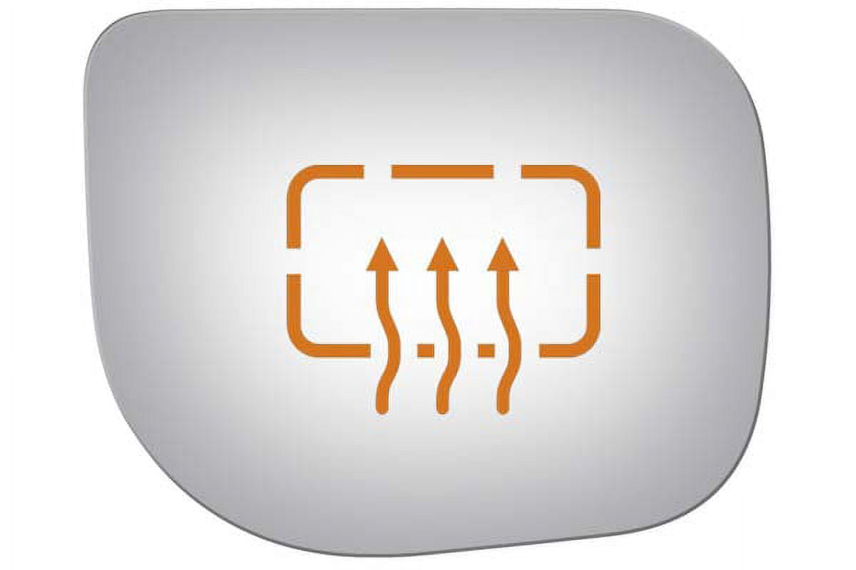 Burco Side View Mirror Replacement Glass - Clear Glass - 3312H
