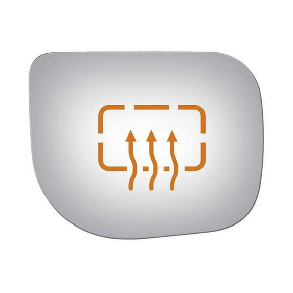 Burco Side View Mirror Replacement Glass - Clear Glass - 3312H